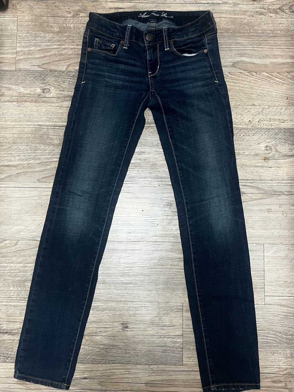 American Eagle Outfitters Dark Blue Skinny Jeans